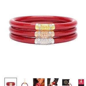 BuDha Girl Bangle Three Kings stack